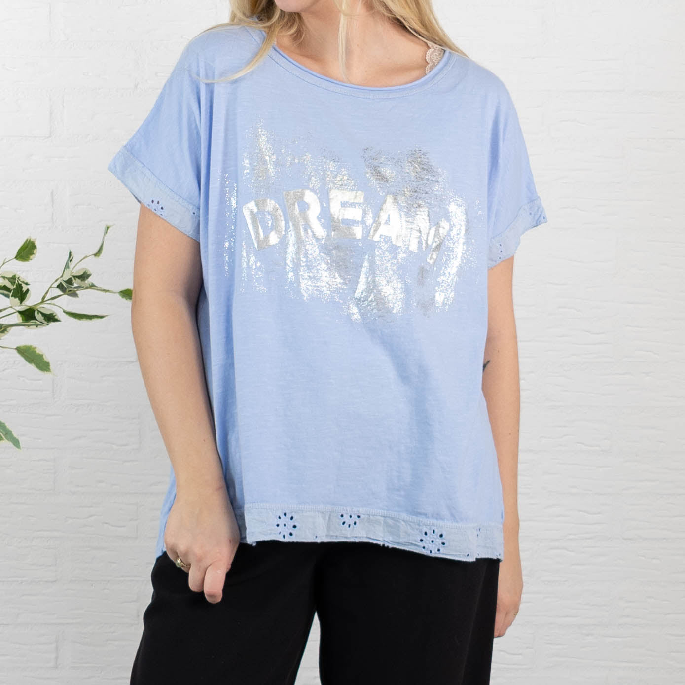 Dream t-shirt, Lyseblå