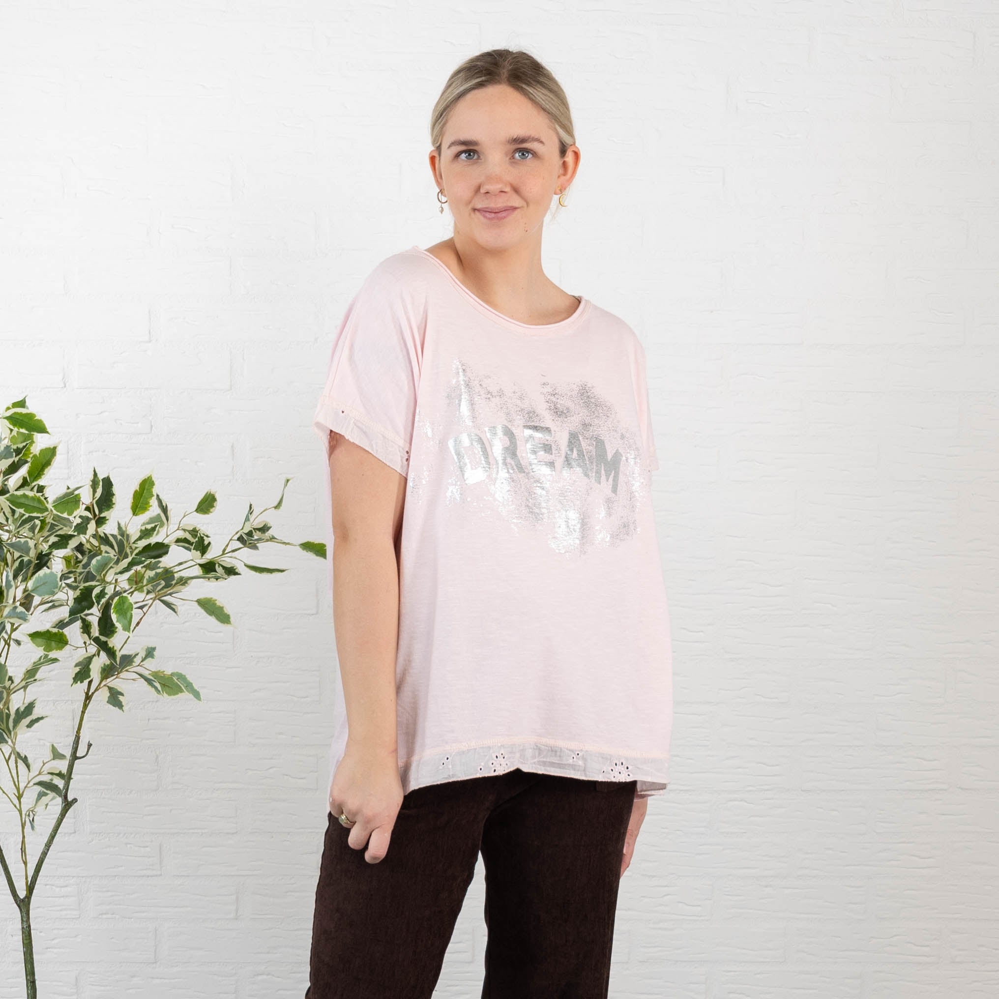 Dream t-shirt, Lyserød