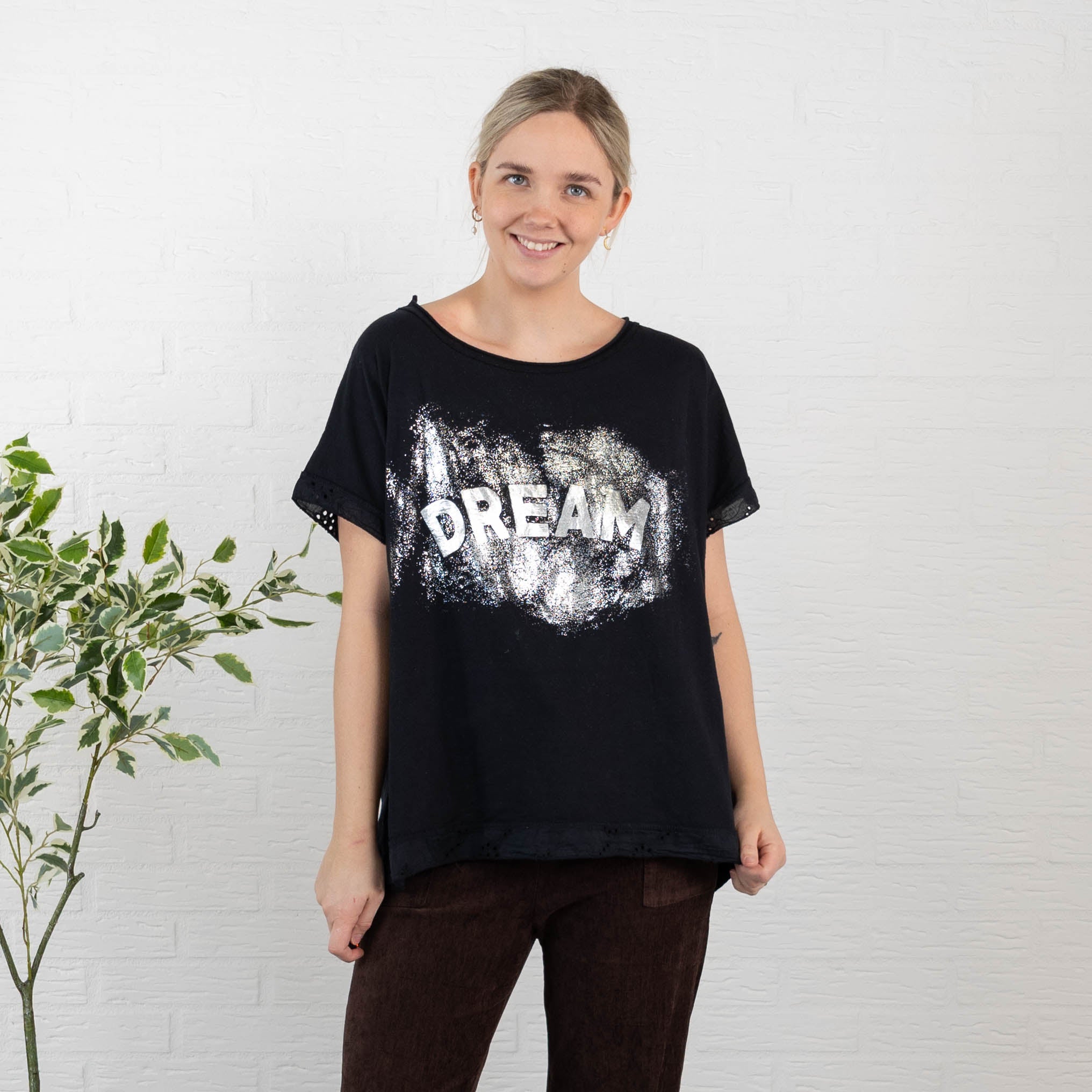Dream t-shirt, Sort