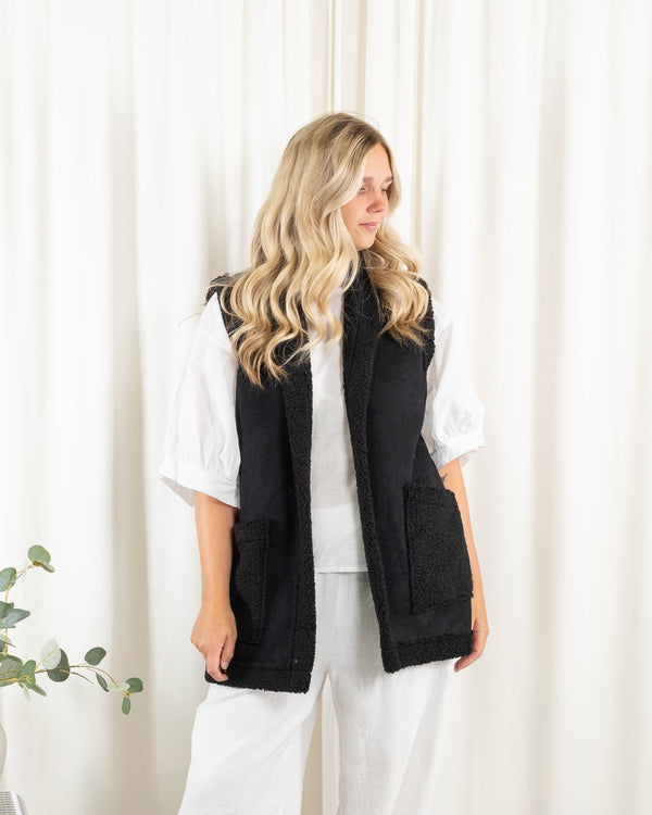Eden vest, Sort