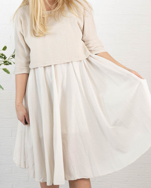 Kyra kjole, Beige
