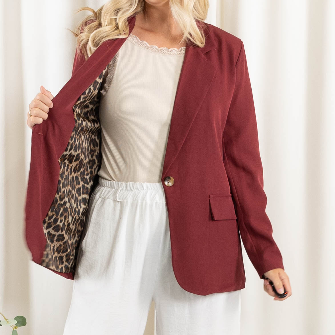 Nikita blazer, Bordeaux