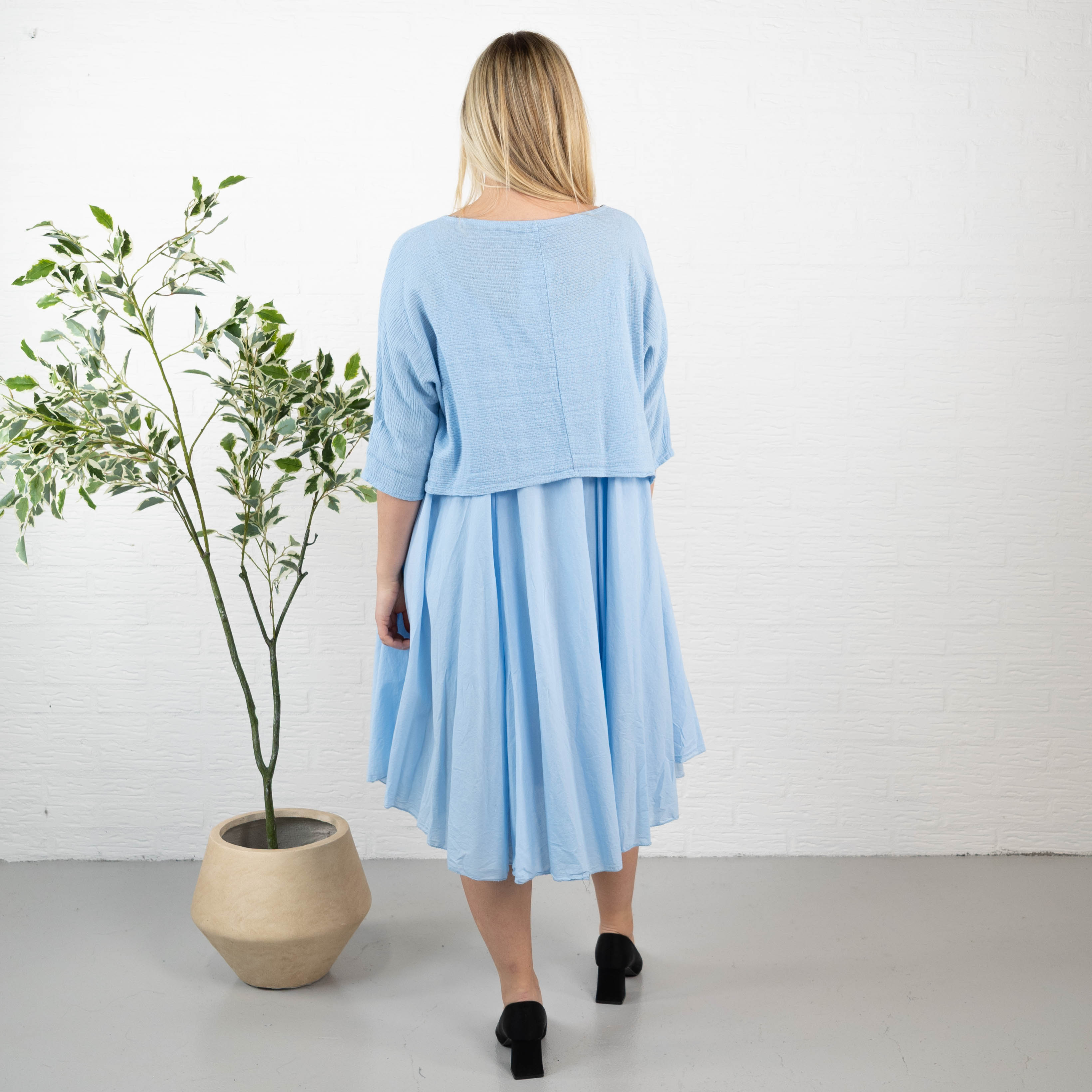 Kyra kjole, Lyseblå