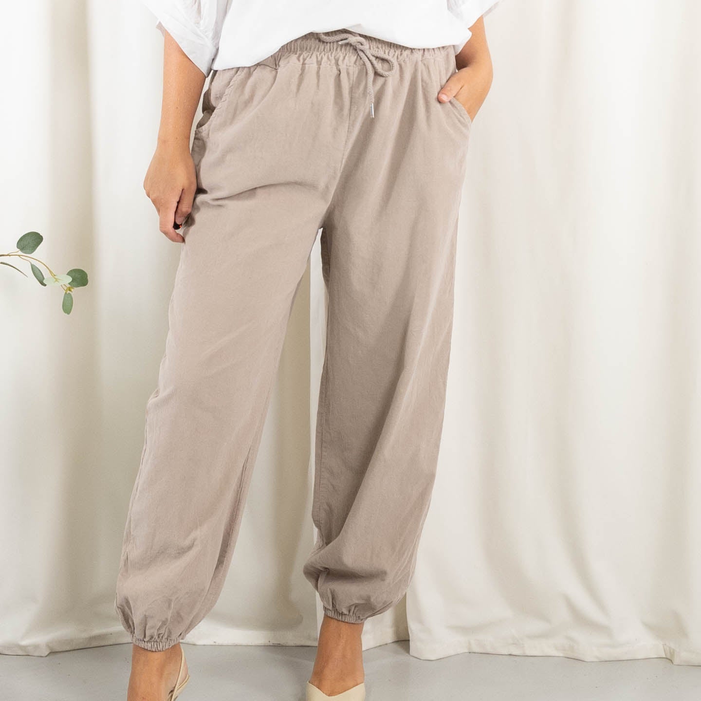 Brenda bukser, Taupe