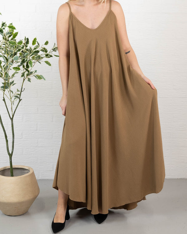 Demi kjole, Taupe