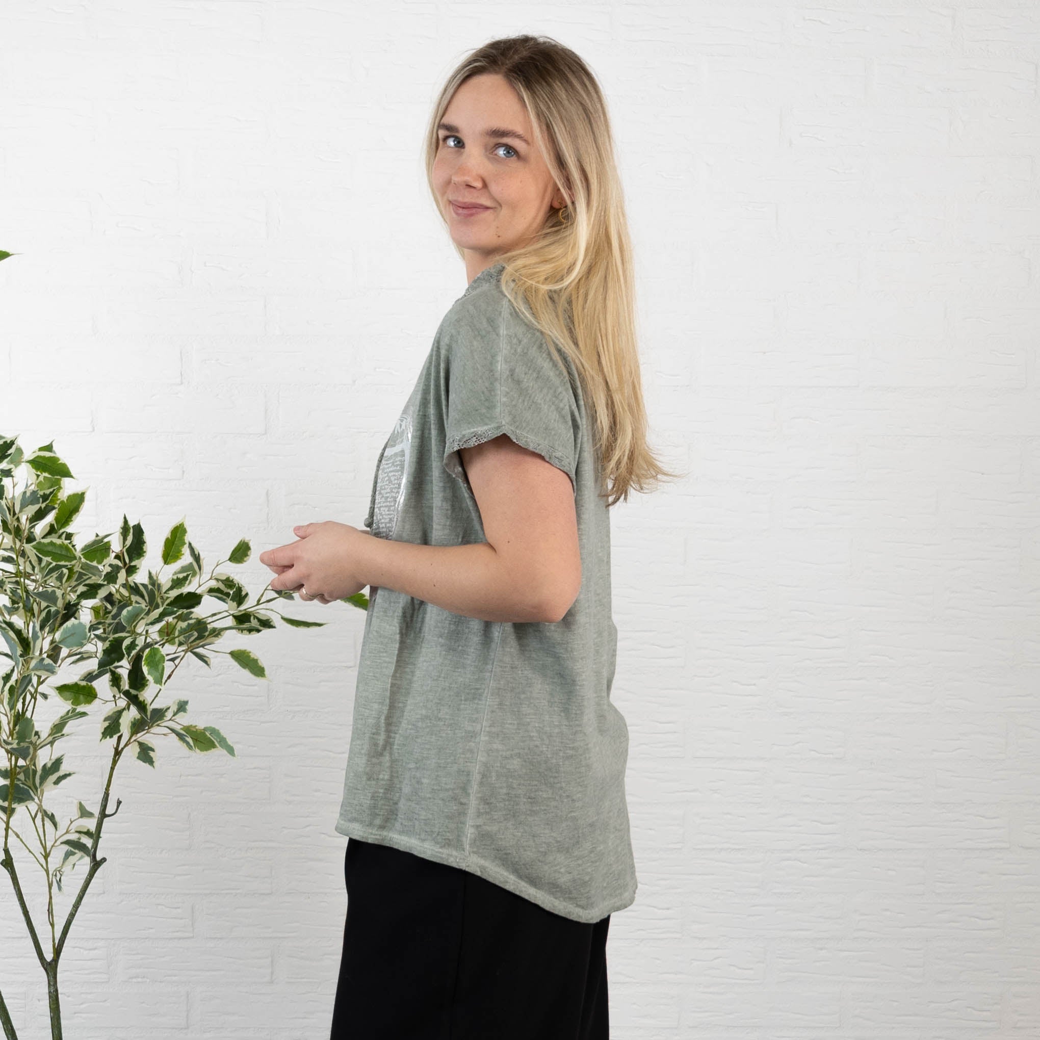 Ingeborg overdel, Khaki