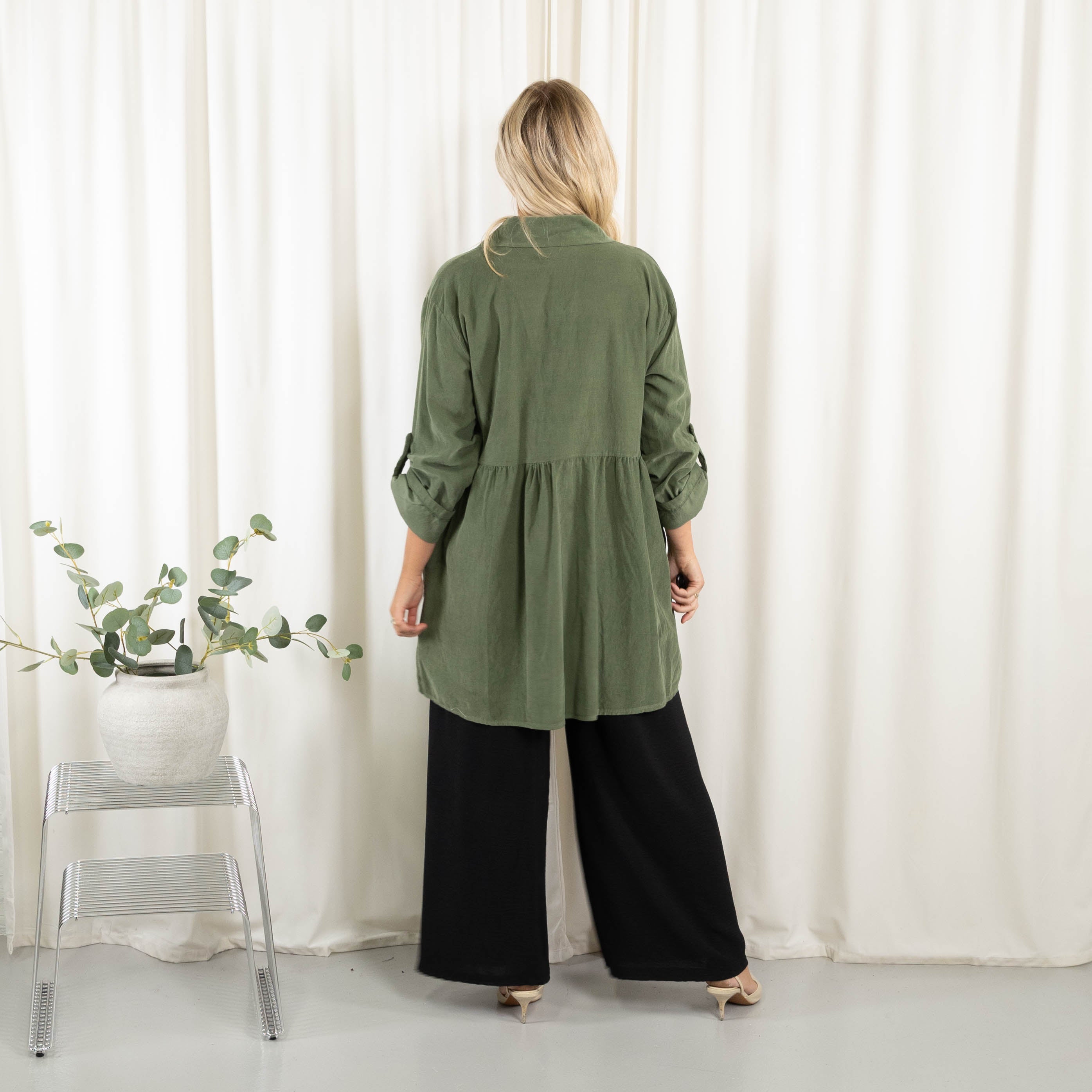 Belinda tunika/kjole, Khaki