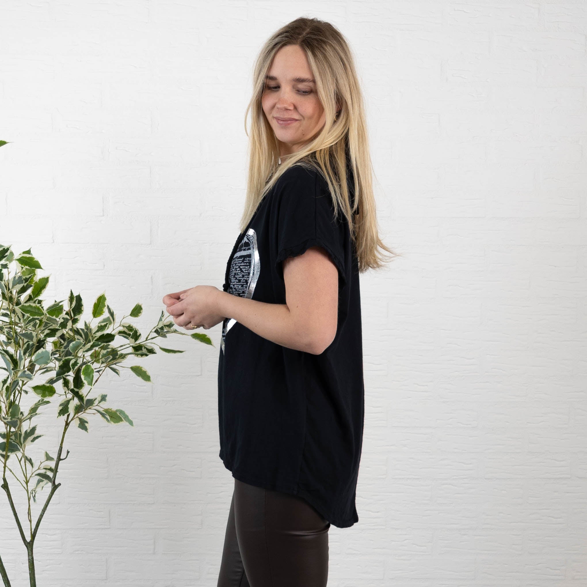 Ingeborg overdel, Sort