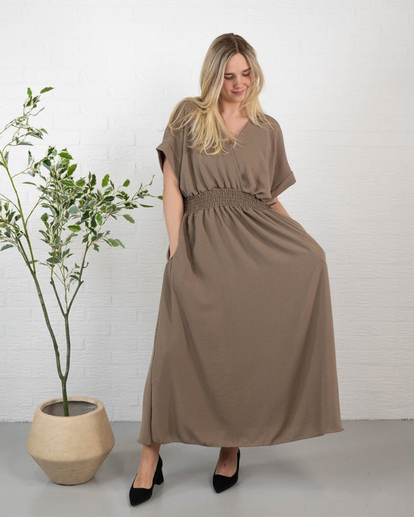 Wanda kjole, Taupe