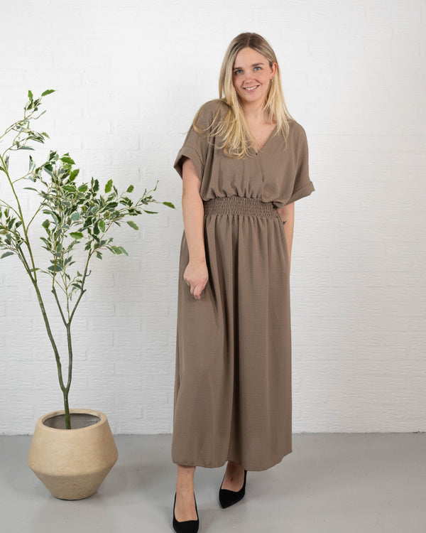 Wanda kjole, Taupe