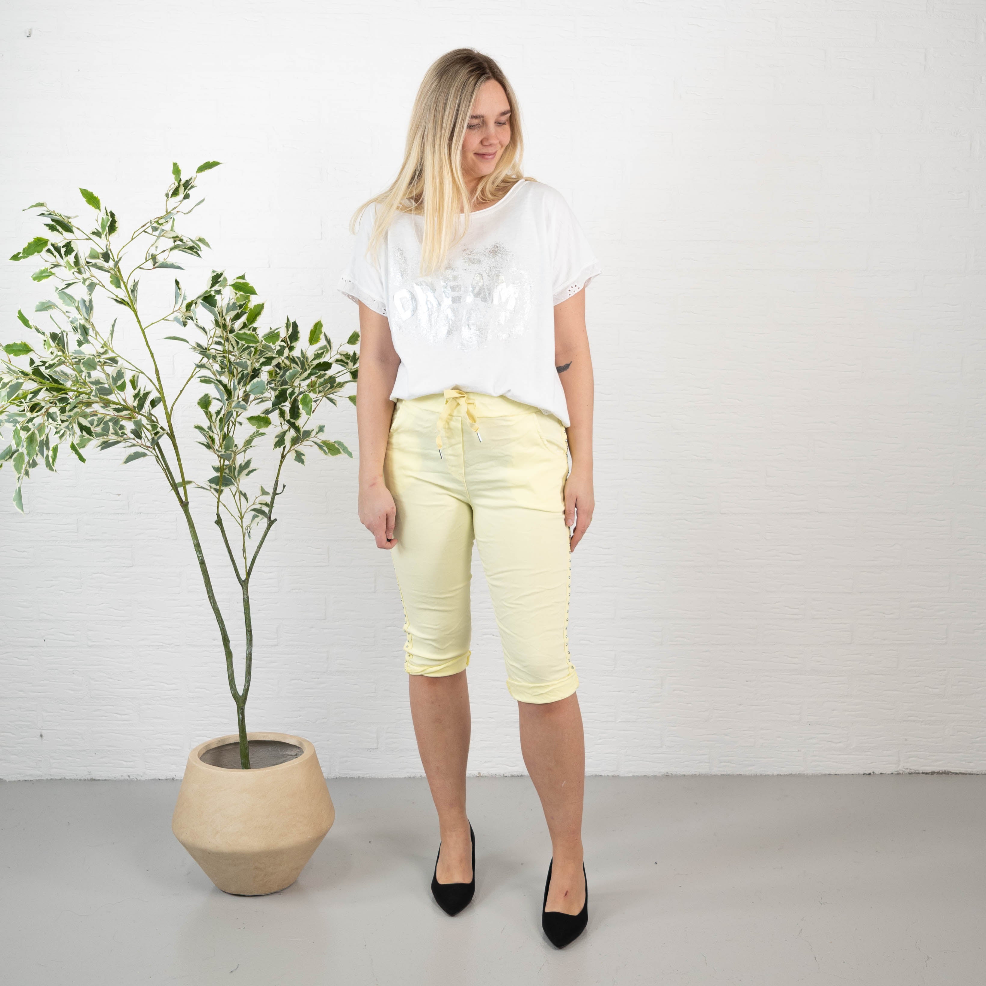 Barcelona pirat shorts, Gul