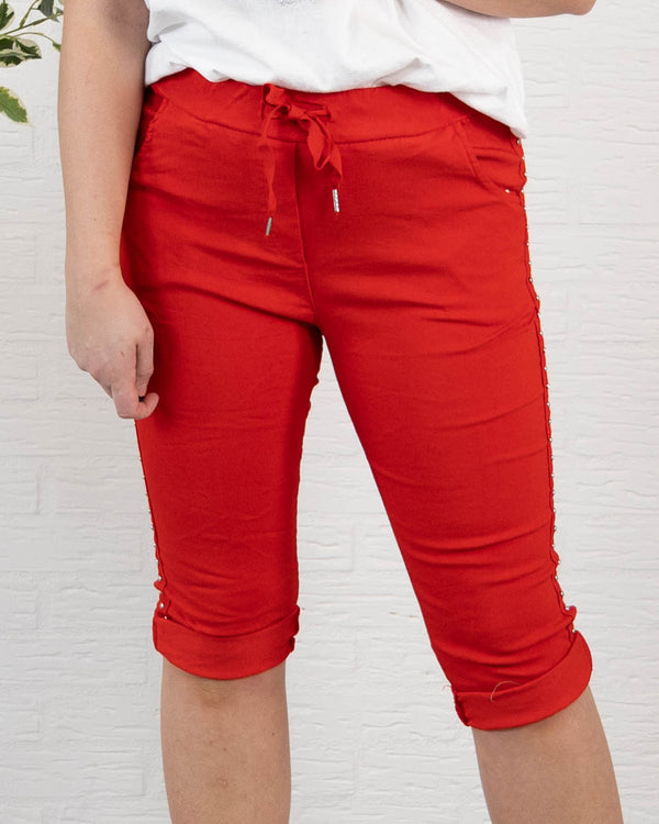 Barcelona pirat shorts, Rød