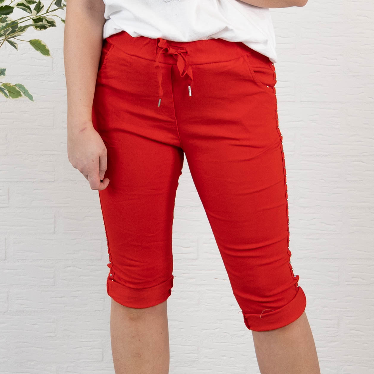 Barcelona pirat shorts, Rød