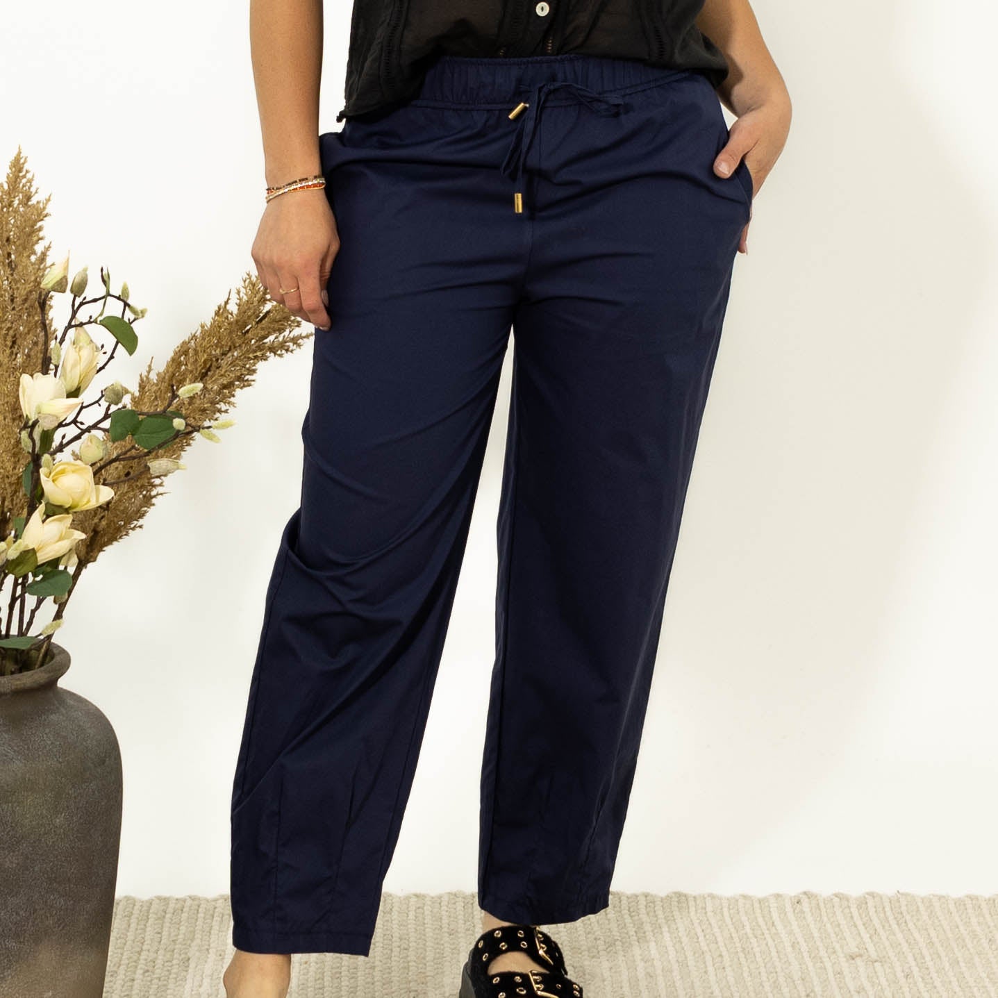 Cille baggy bukser, Navy
