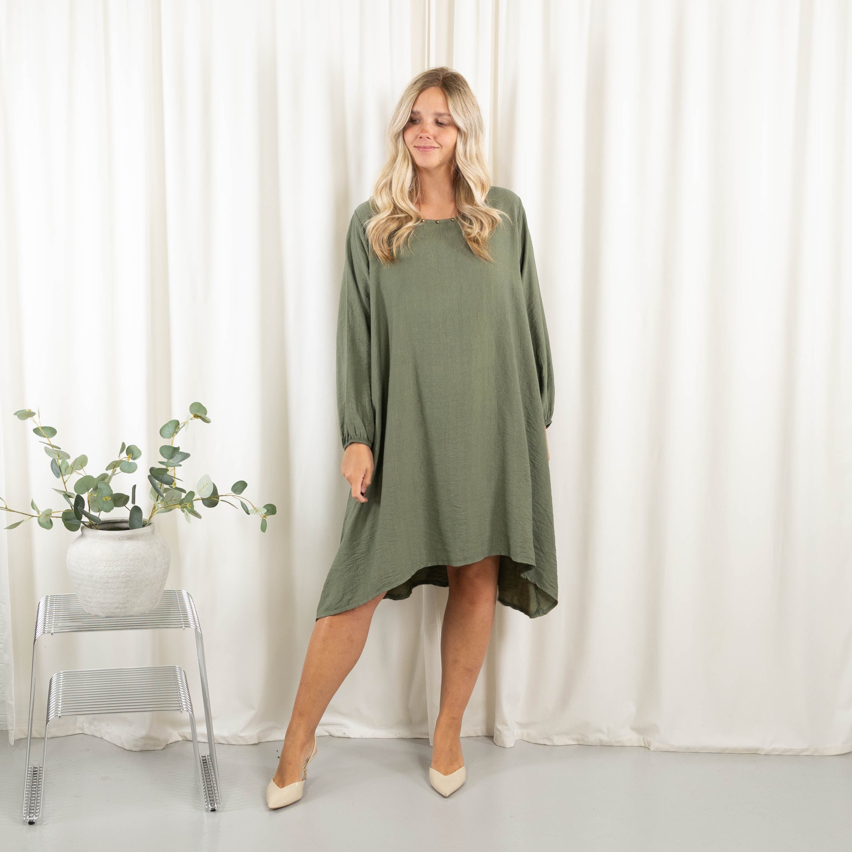 Amanda tunika/kjole, Khaki