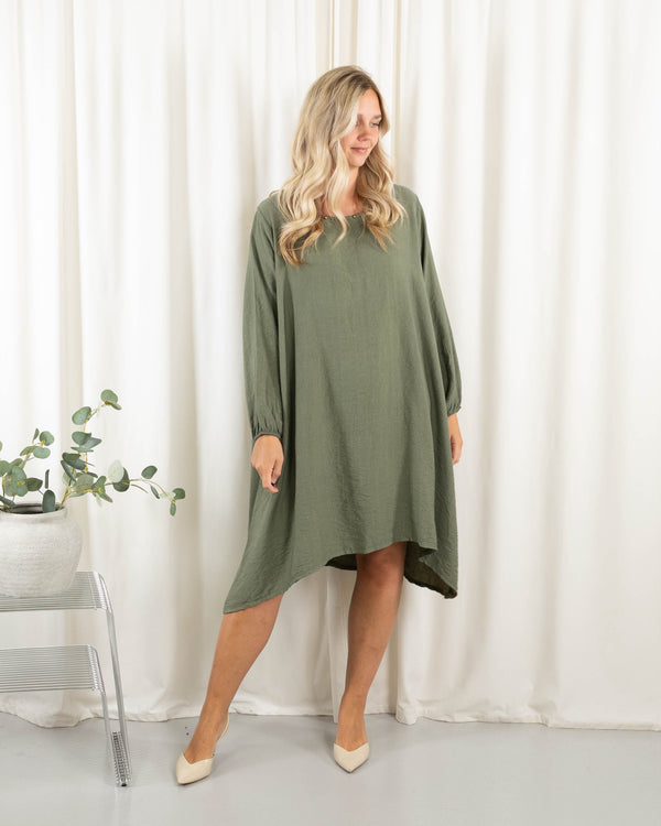 Amanda tunika/kjole, Khaki