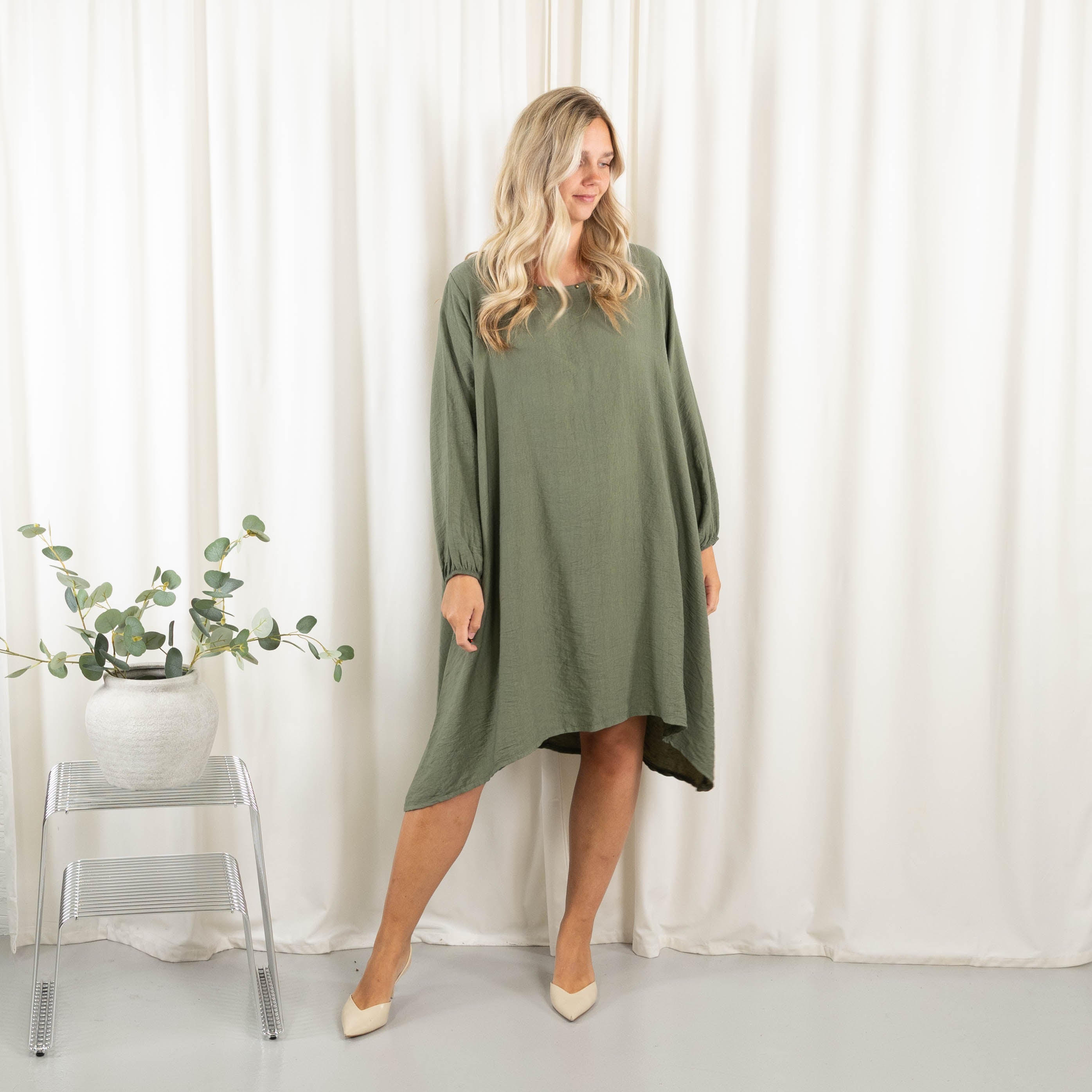 Amanda tunika/kjole, Khaki