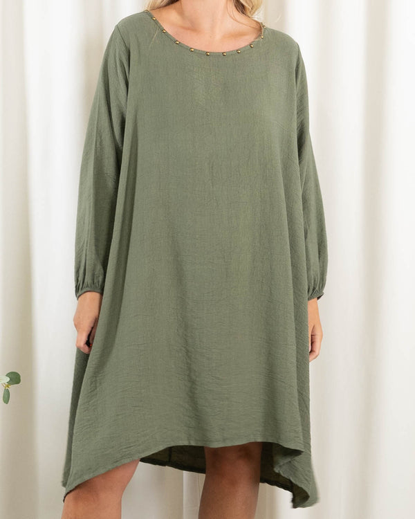 Amanda tunika/kjole, Khaki