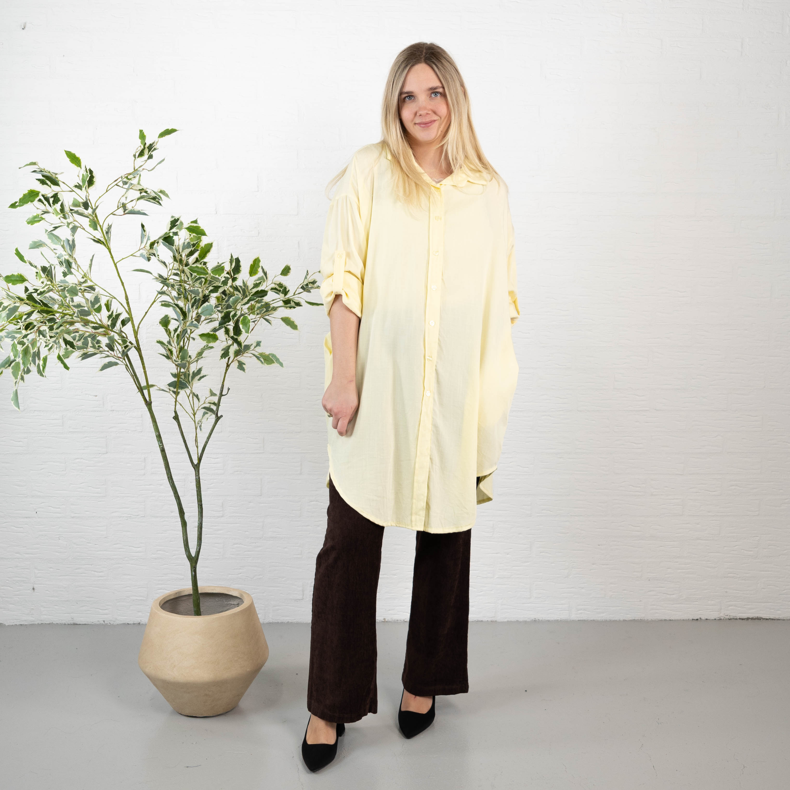 Vermont skjorte/tunika, Gul