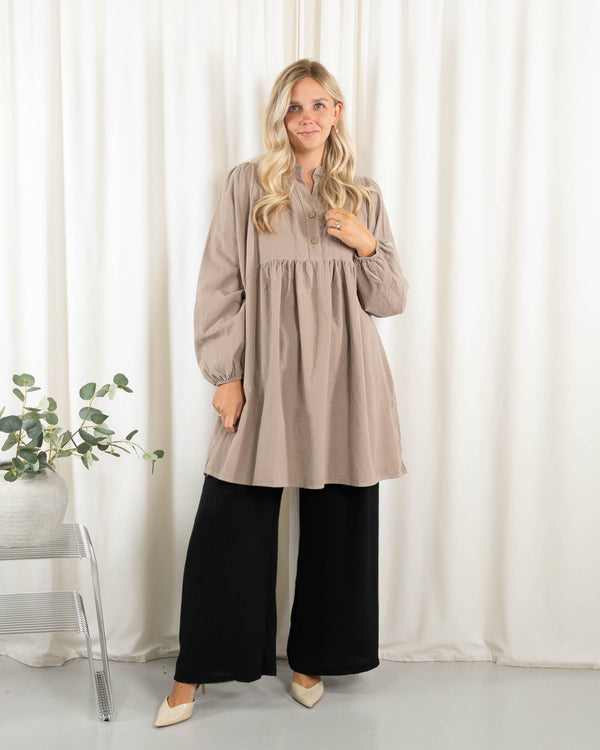 Nanny tunika/kjole, Taupe