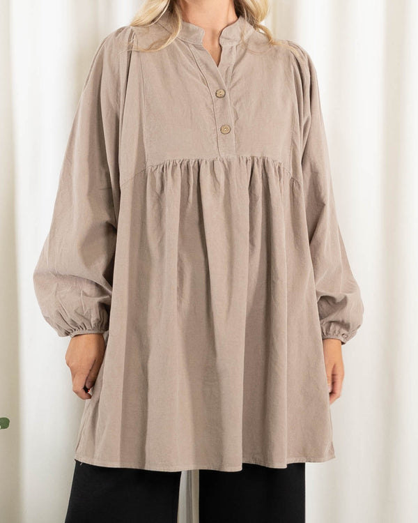 Nanny tunika/kjole, Taupe
