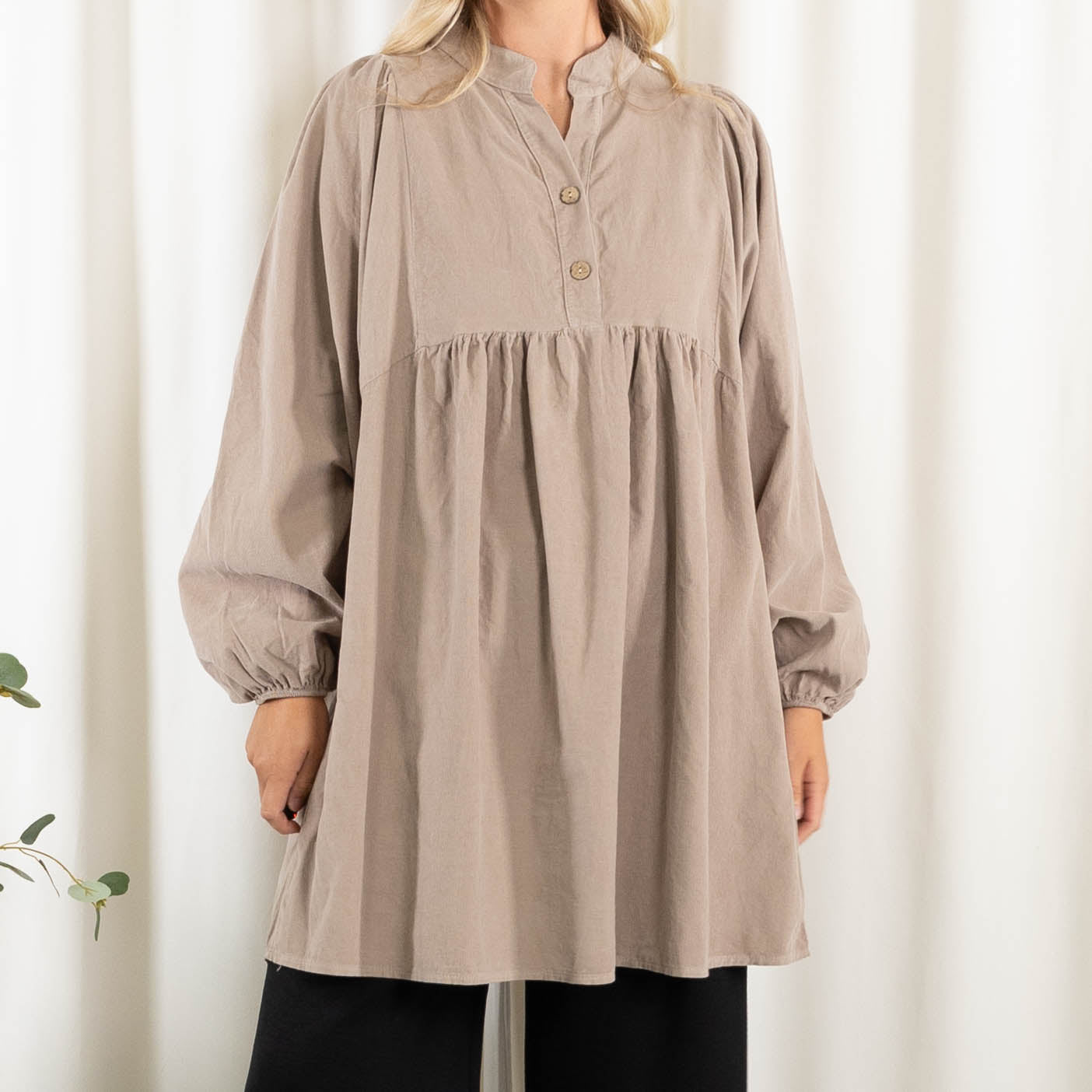 Nanny tunika/kjole, Taupe