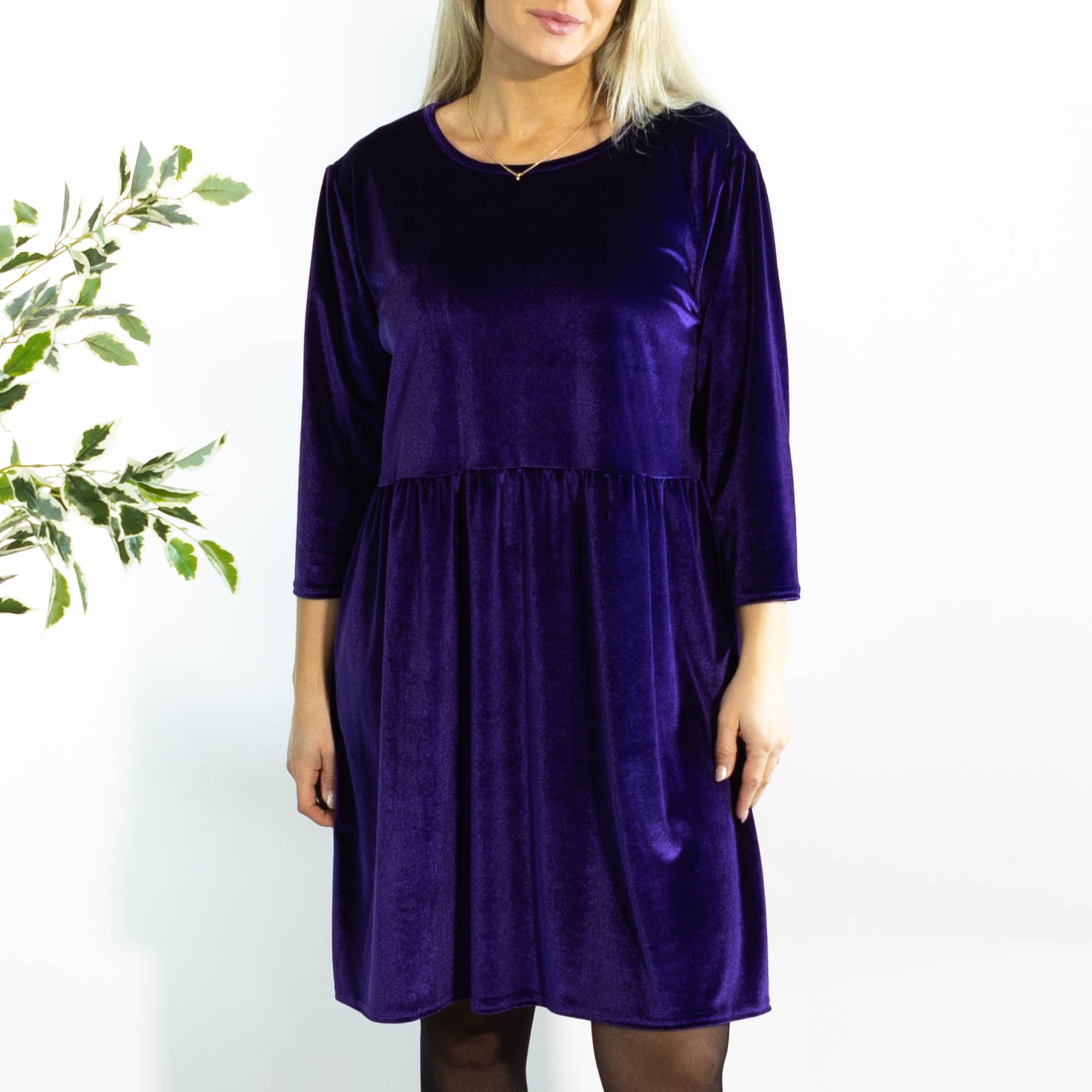 Chloe tunikakjole, Lilla