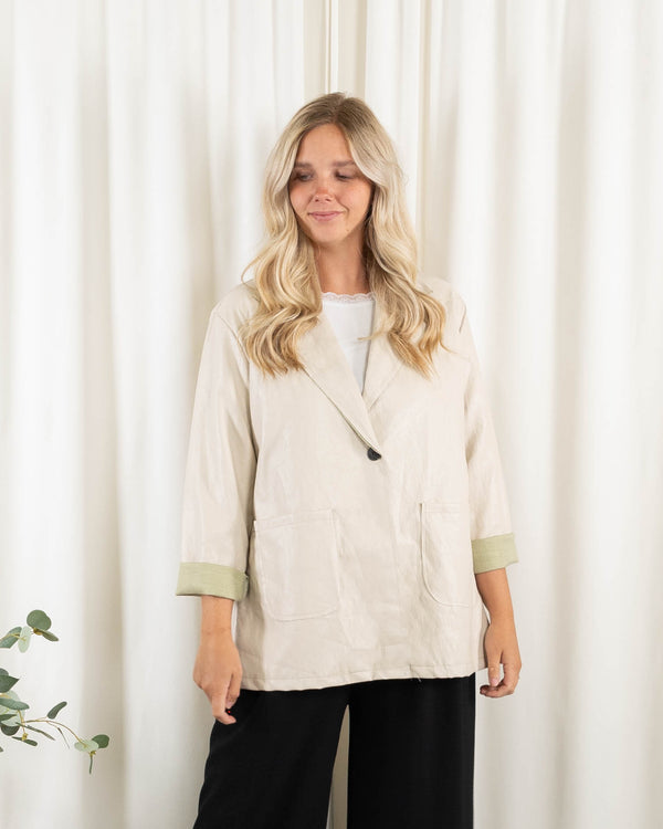Minna blazer, Beige
