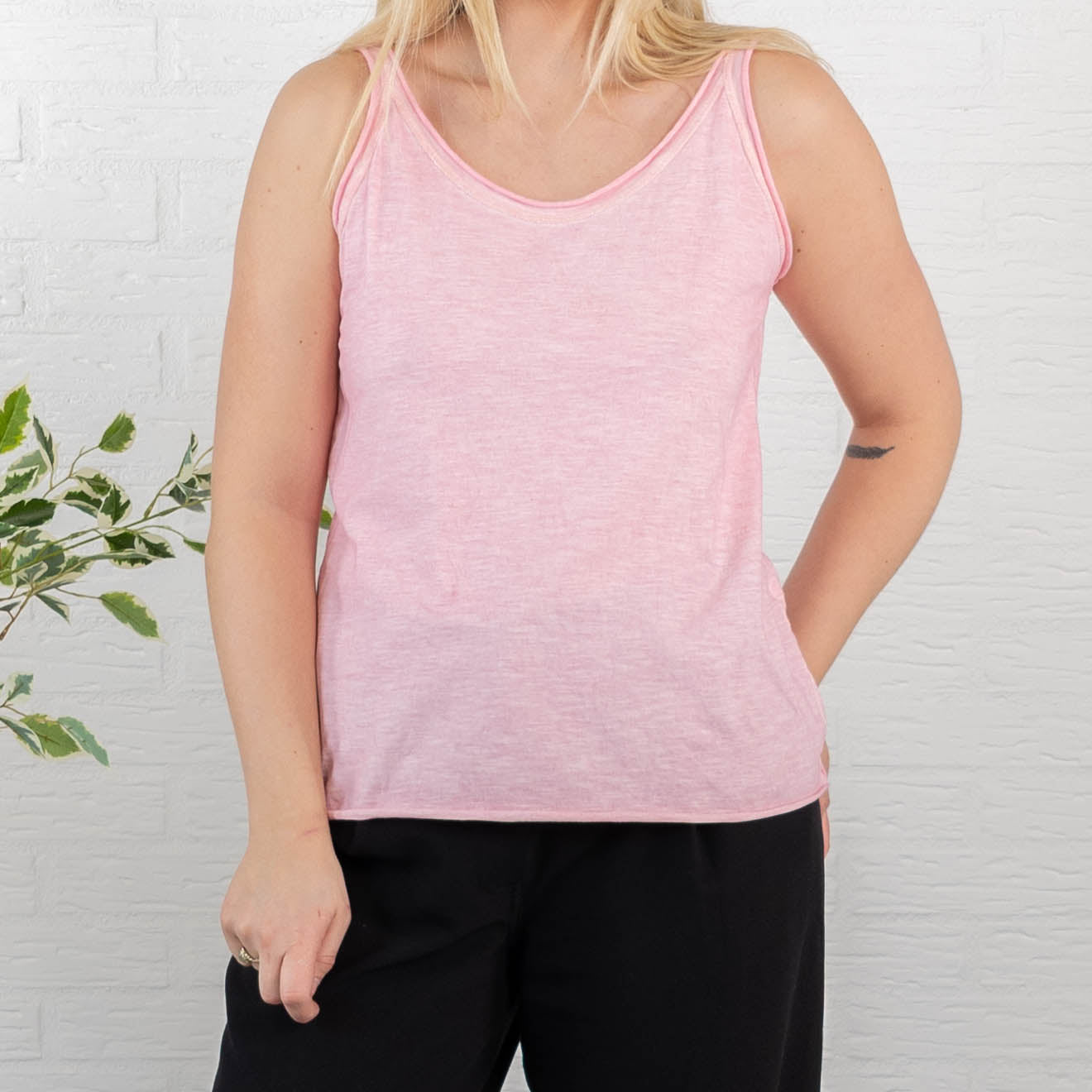 Montana top, Lyserød