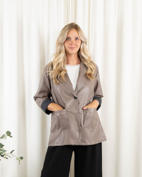 Minna blazer, Taupe