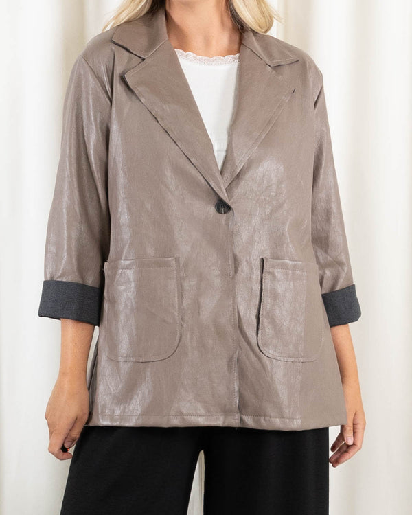 Minna blazer, Taupe