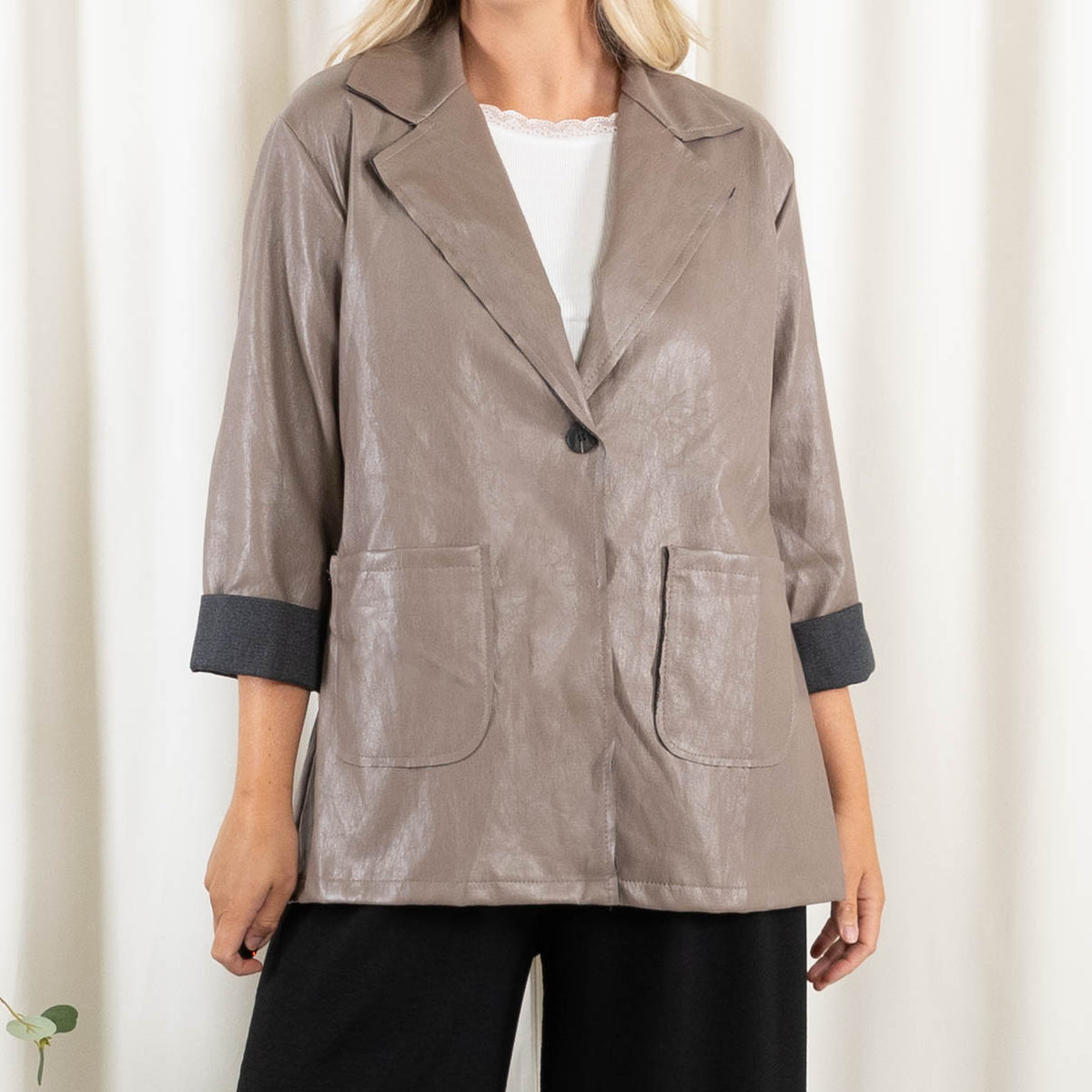 Minna blazer, Taupe