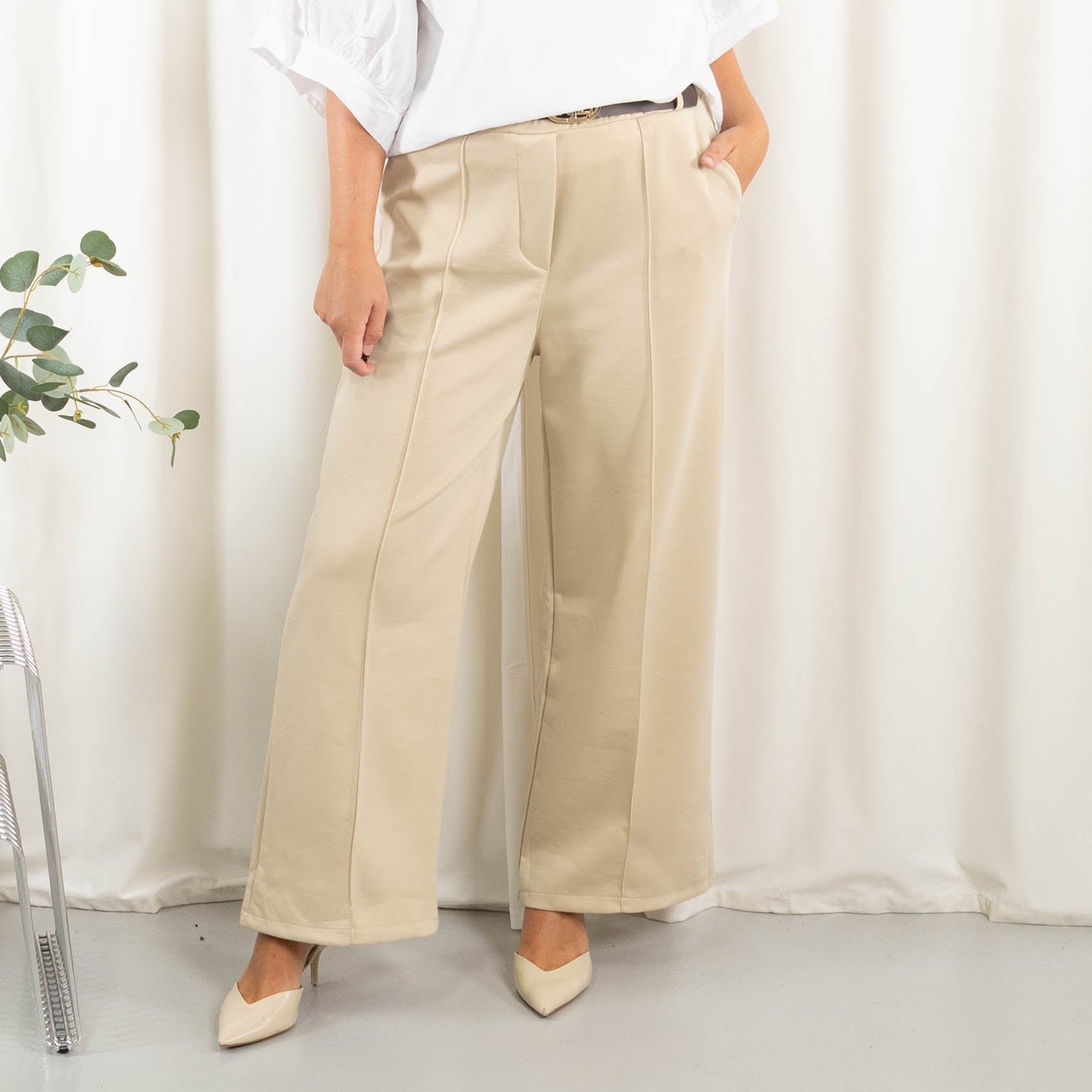 Noemi bukser, Beige