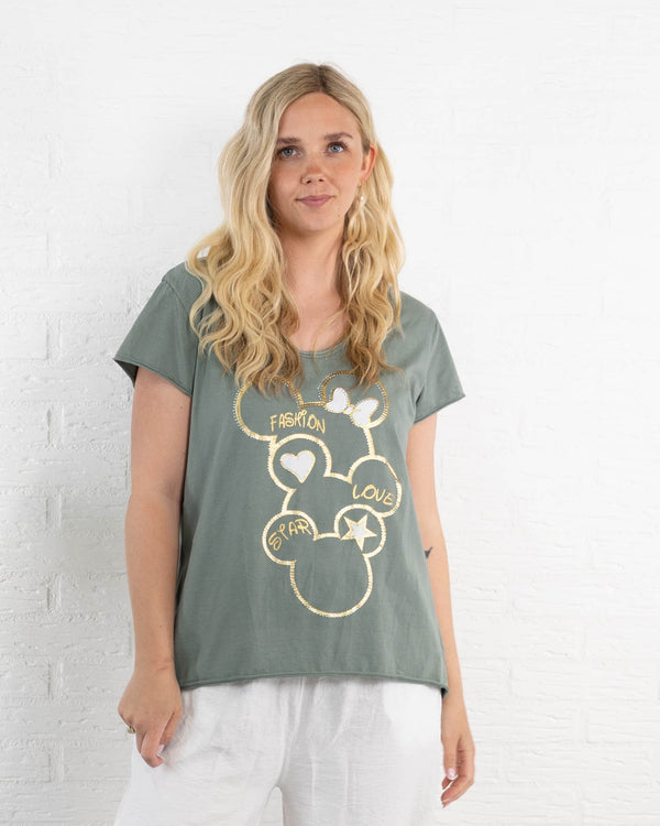 Minnie t-shirt, Khaki
