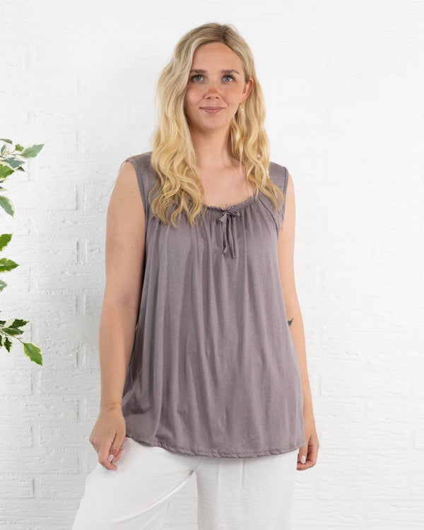 Angel top, Taupe