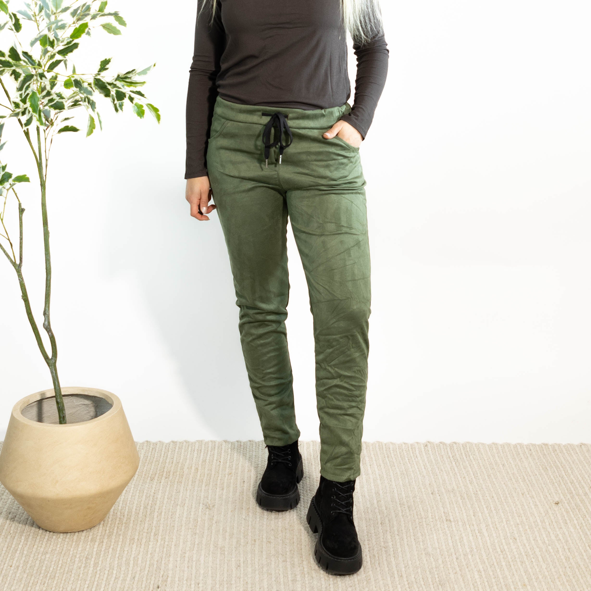 Nikki vegan bukser, Khaki