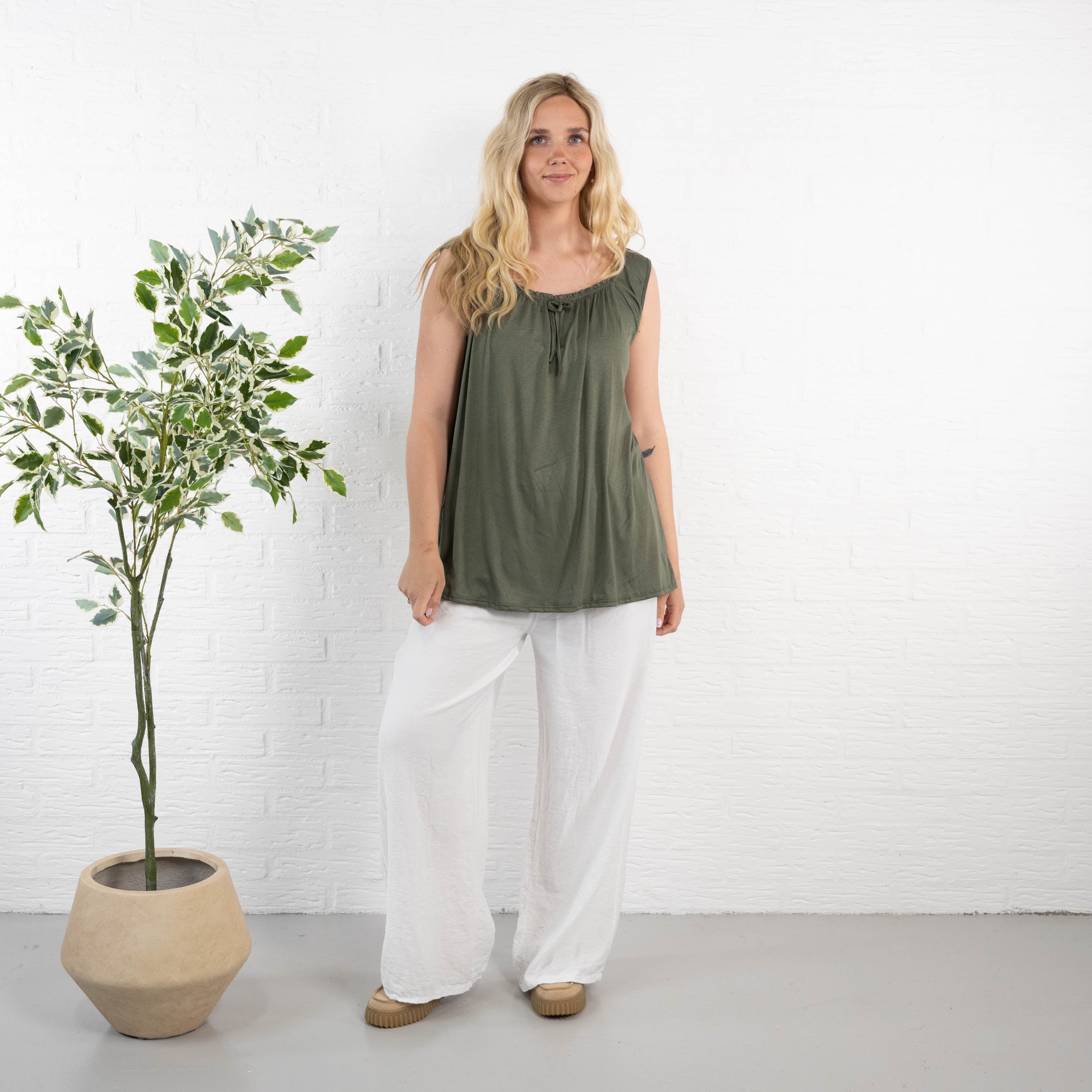 Angel top, Khaki