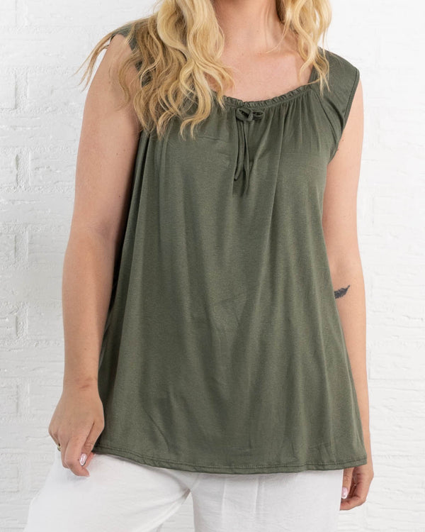 Angel top, Khaki