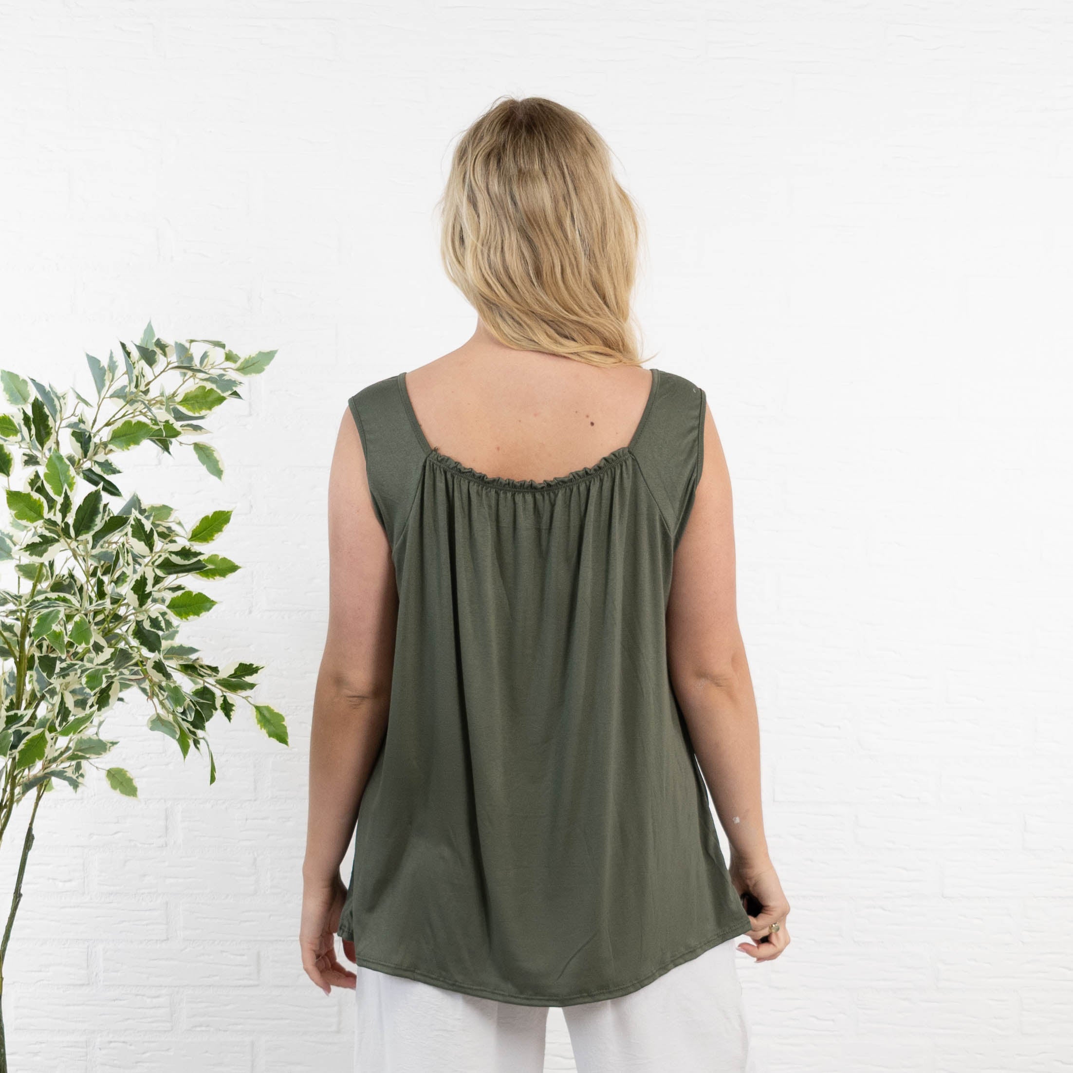 Angel top, Khaki