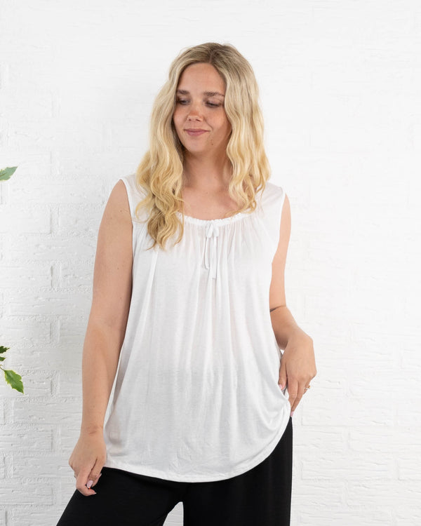 Angel top, Hvid