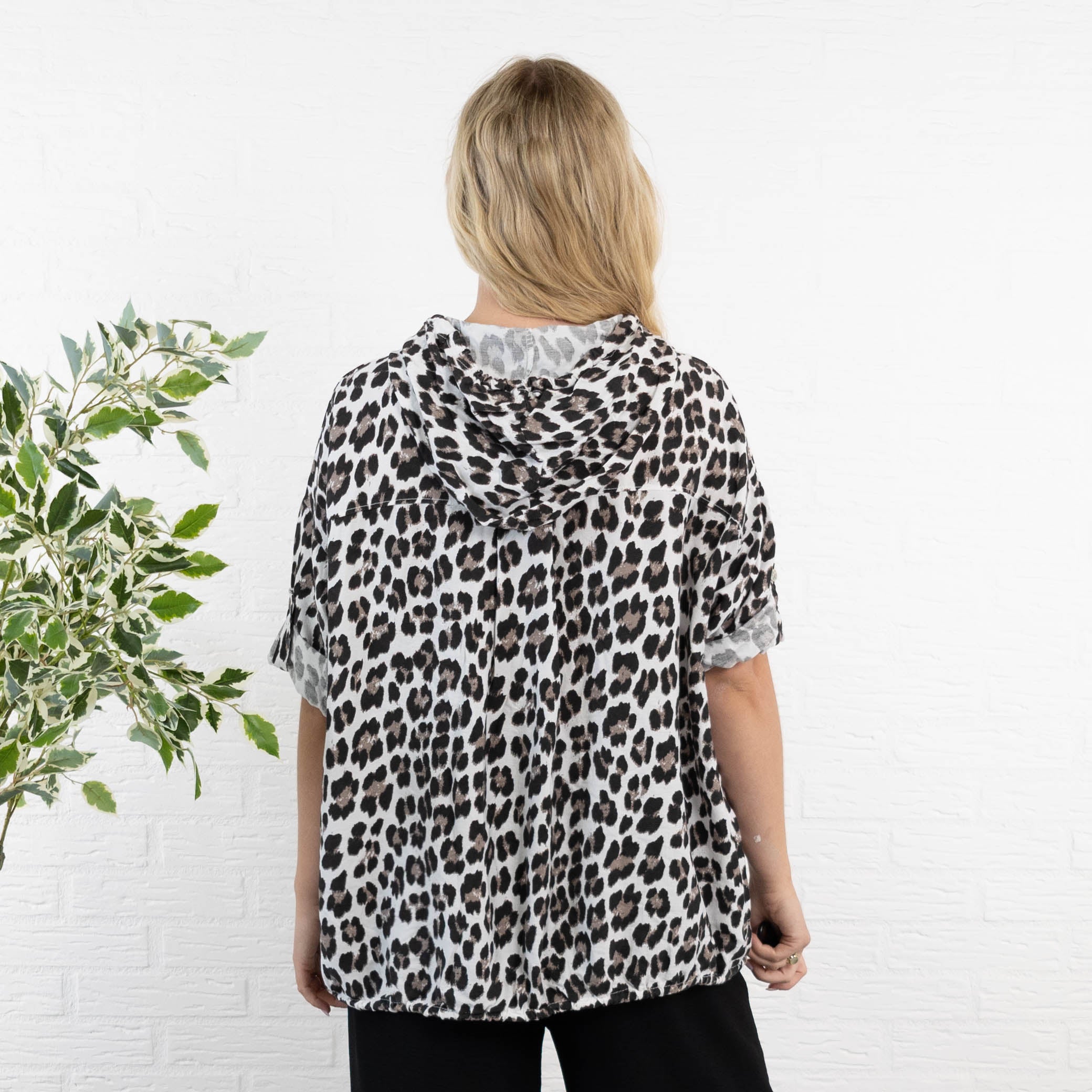 Leona cardigan, Hvid