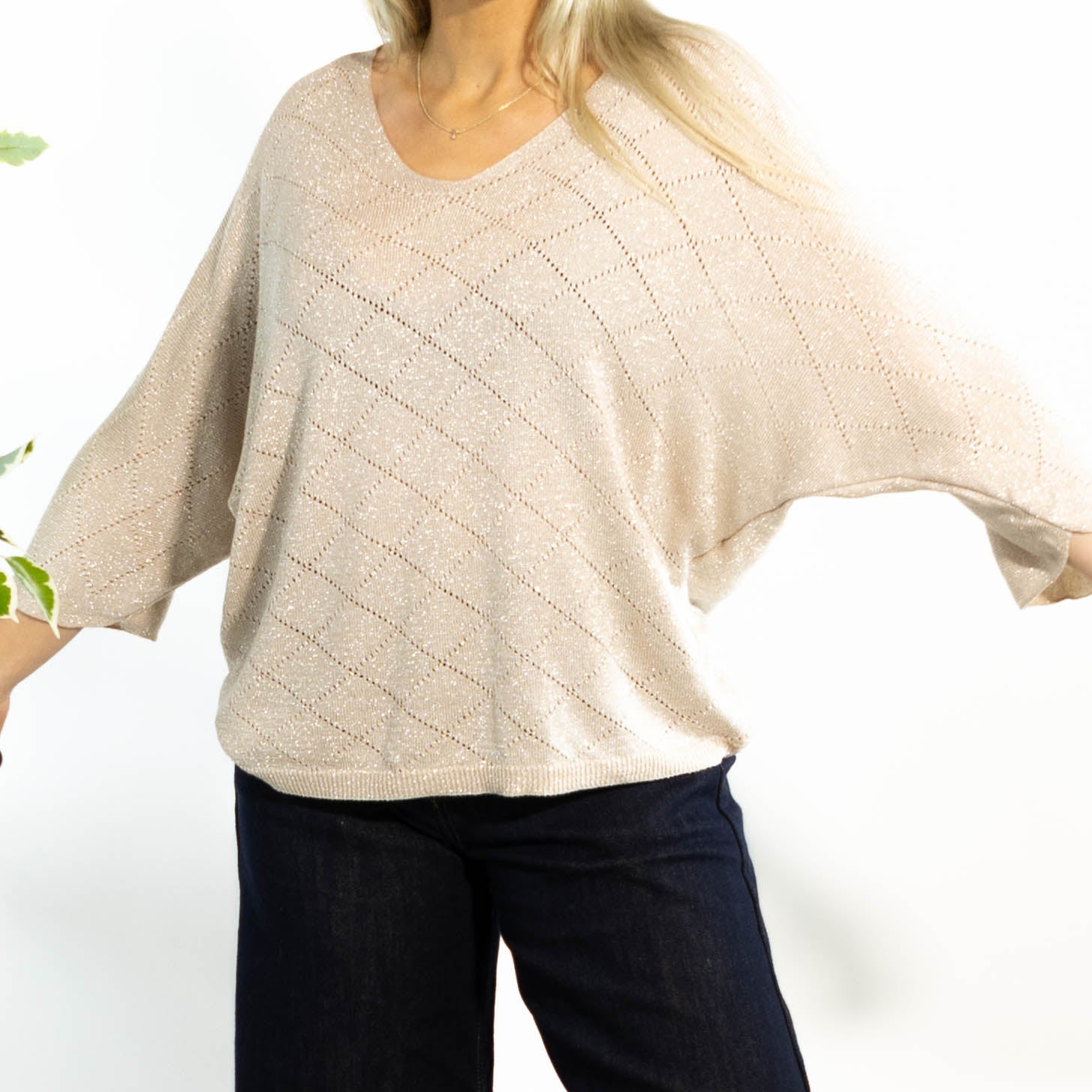 Albi Poitelle strik, Beige