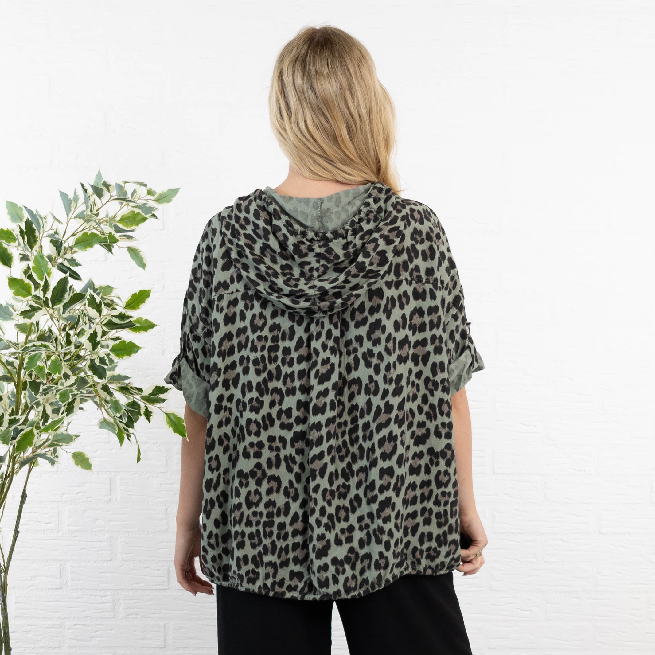 Leona cardigan, Khaki