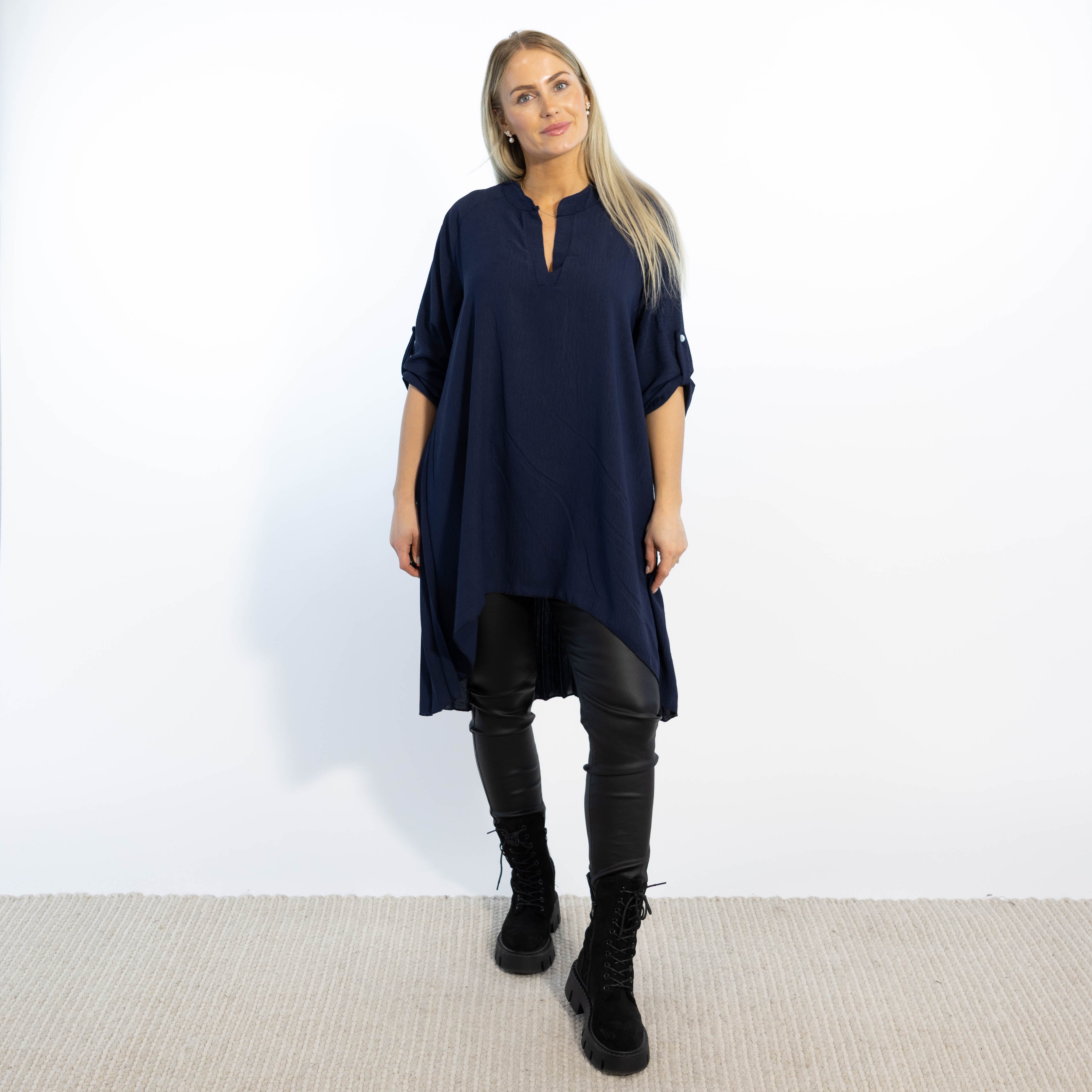 Derry skjorte tunika, Navy