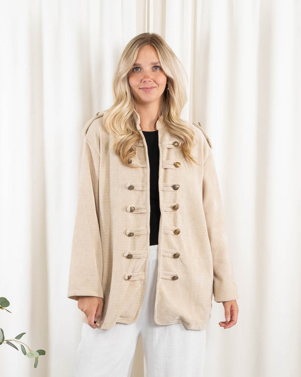 Quinn jakke, Beige