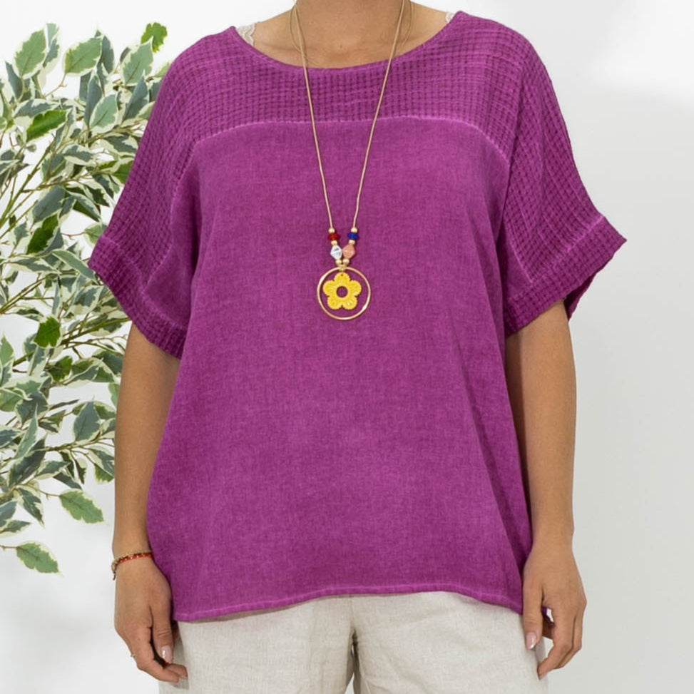 Annabel acid washed overdel, Lilla