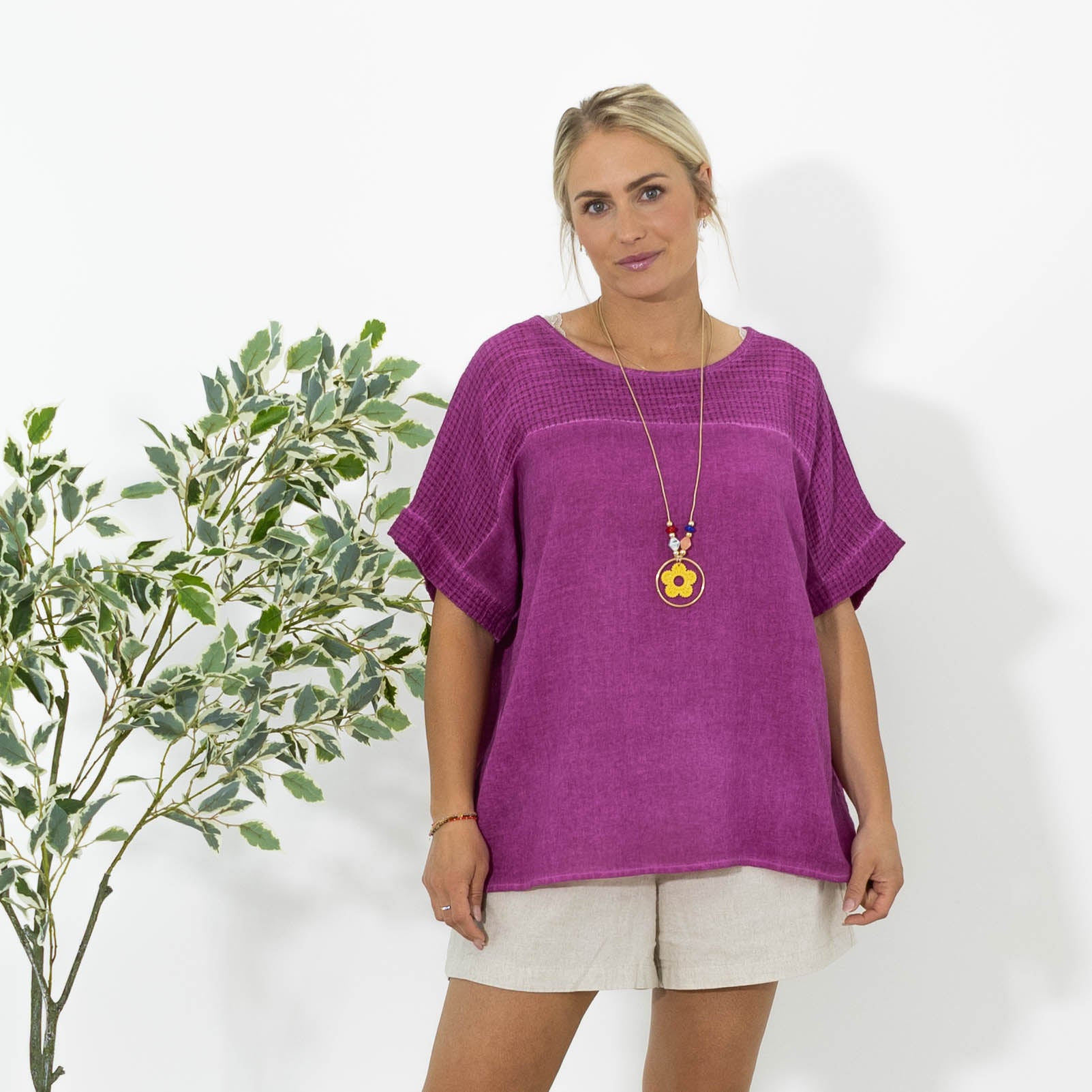Annabel acid washed overdel, Lilla
