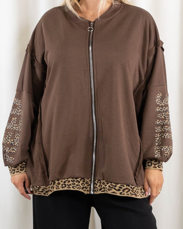 Tracie sweatshirt, Choko