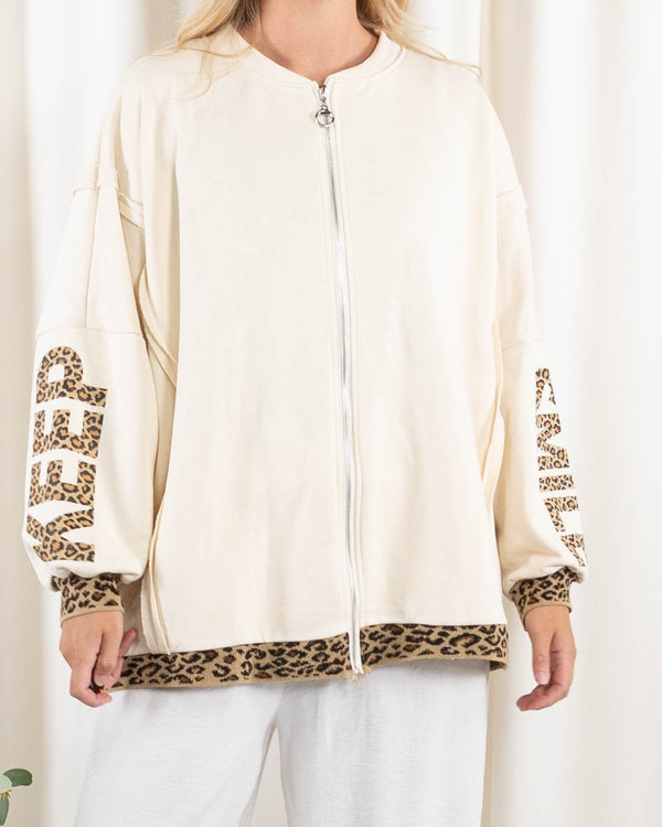 Tracie sweatshirt, Råhvid