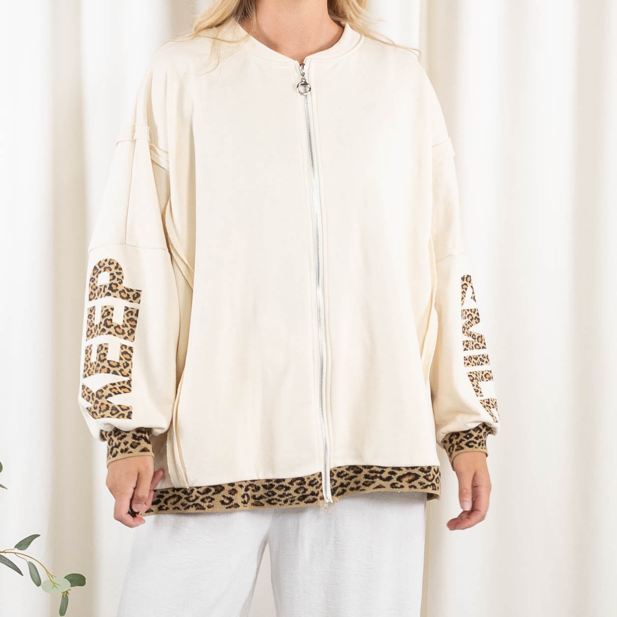 Tracie sweatshirt, Råhvid